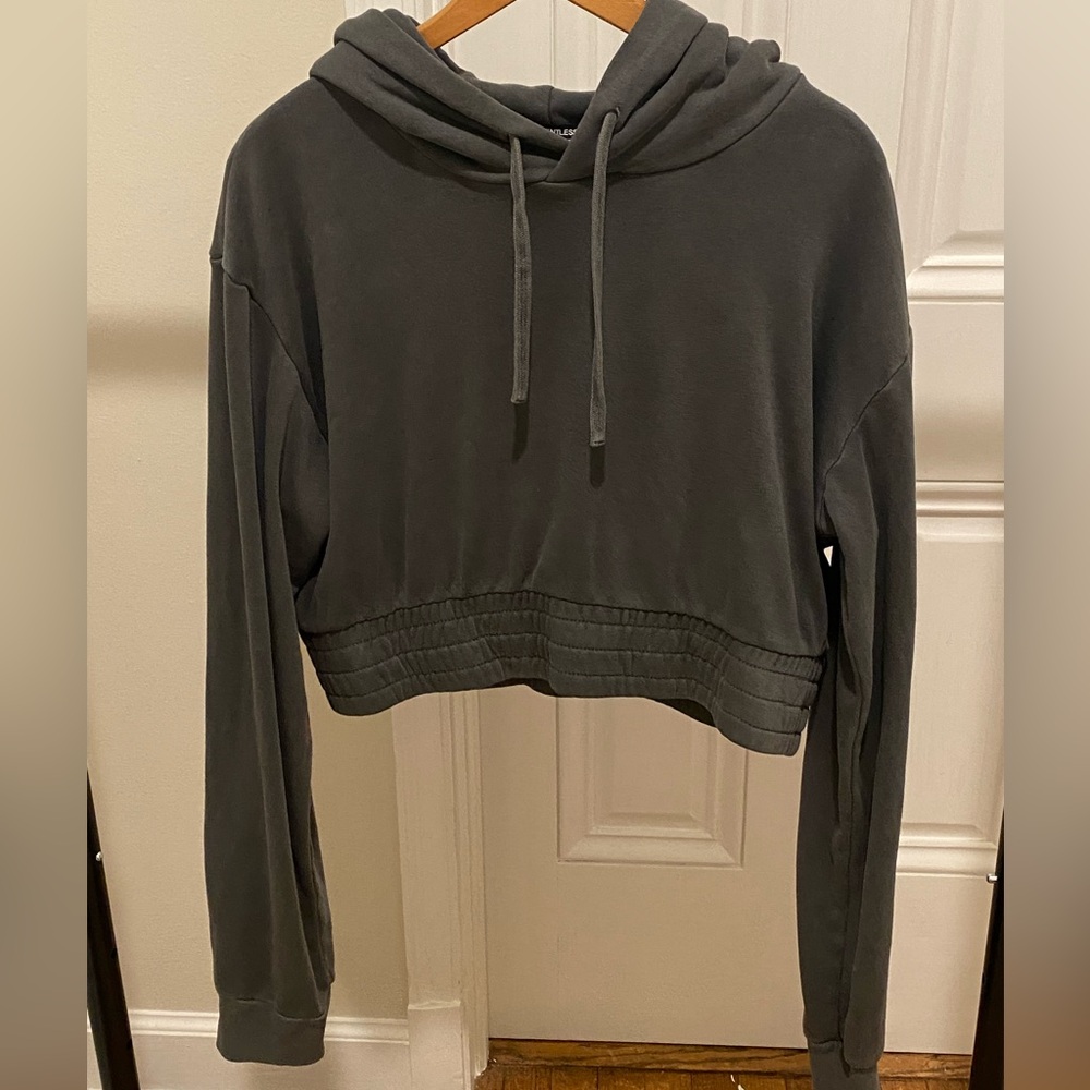 Talentless Cropped Hoodie